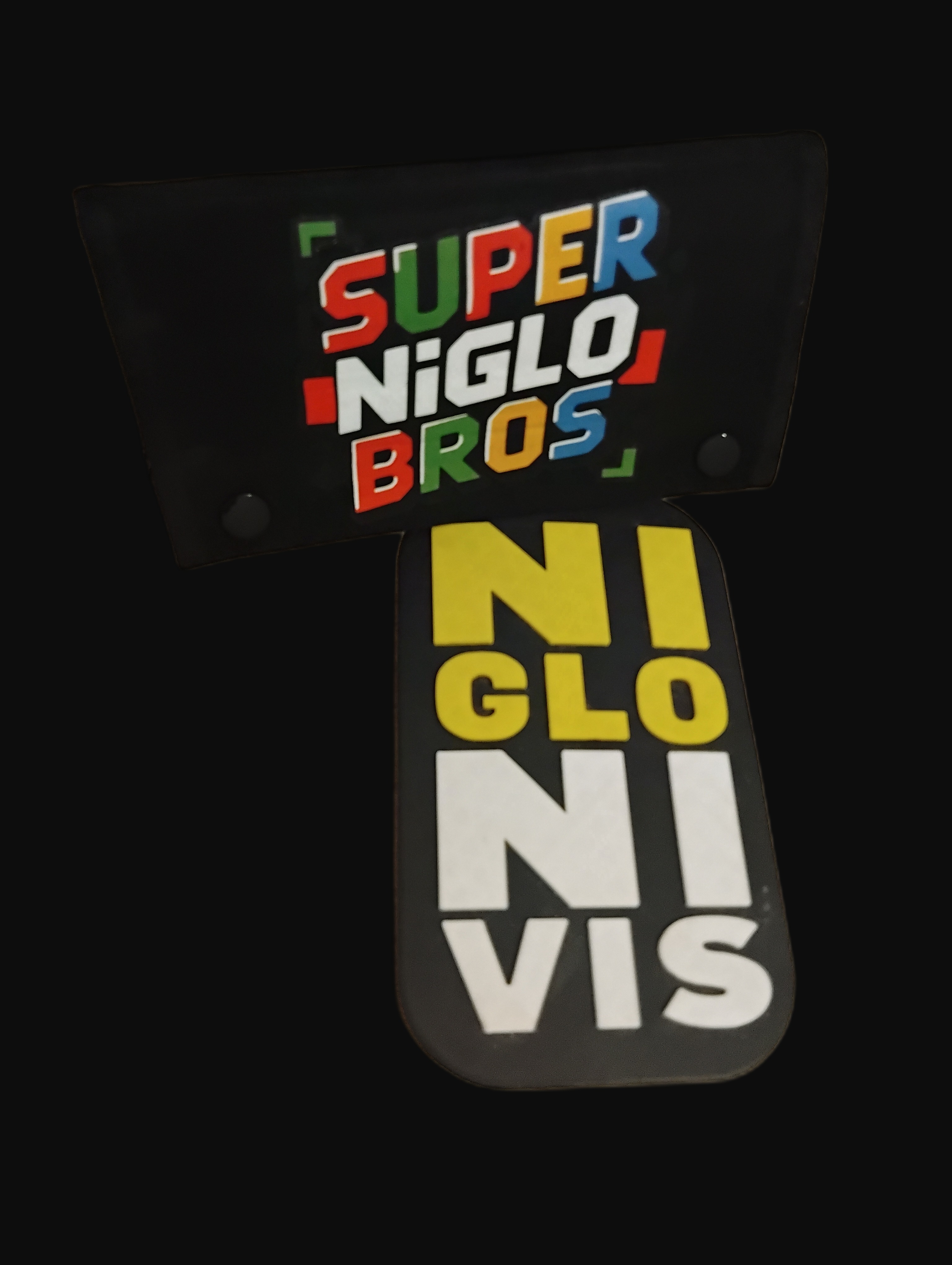 Blague à tabac Super Niglo Bros — Noire